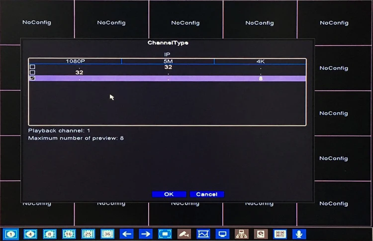 Сетевой видеорегистратор Dahua Панель Hi3536C 8mp 5mp XMeye видеорегистратор H.265+ 32CH 32 каналов аудио один SATA IP onvif, Wi-Fi CCTV NVR