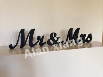

free shipping Mr and Mrs Signs Mr Mrs Letters for Sweetheart Table Decor - Mr and Mrs Wedding props