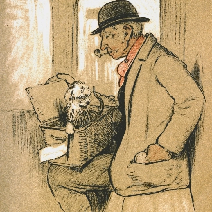 Illustration By Cecil Aldin  The Snob Poster Print By Mary Evans Picture Library (24 X 36)