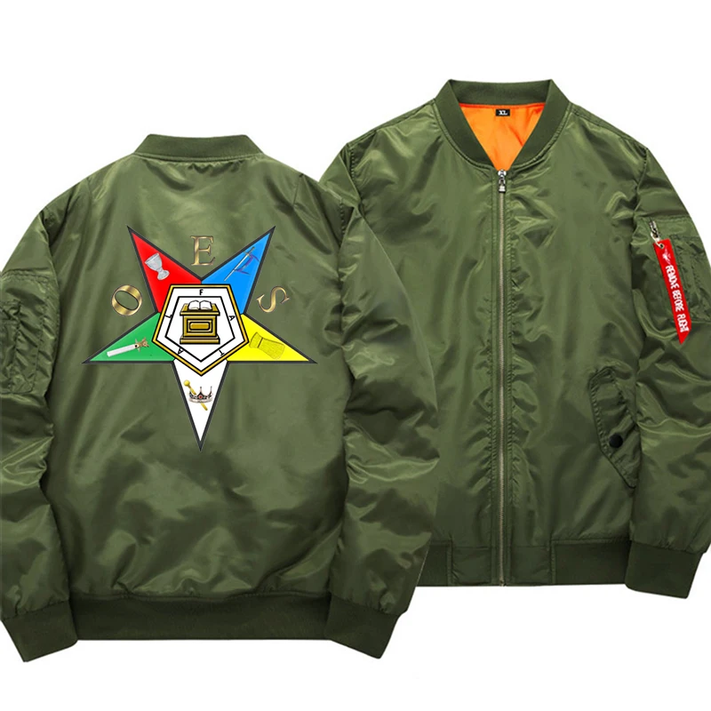Promotional Customize Logo Design Print Winter Military Bomber Jackets
