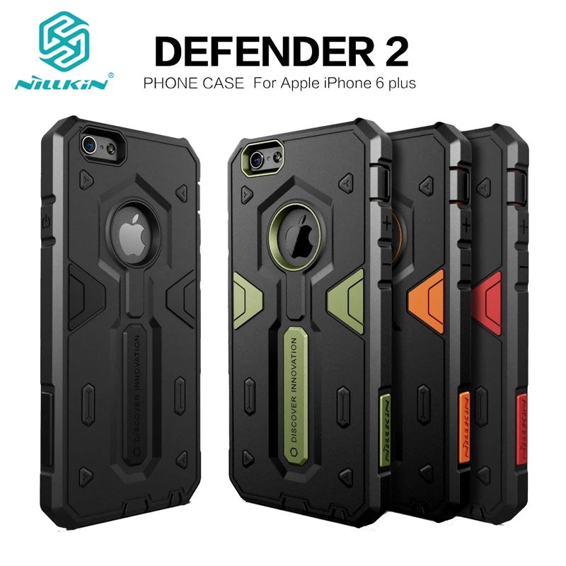 

For Apple iPhone 6 6s case,Nillkin Defender Case Impact Hybrid Hard Protect Cover For iPhone XS Max XR 7 Plus Phone Cases