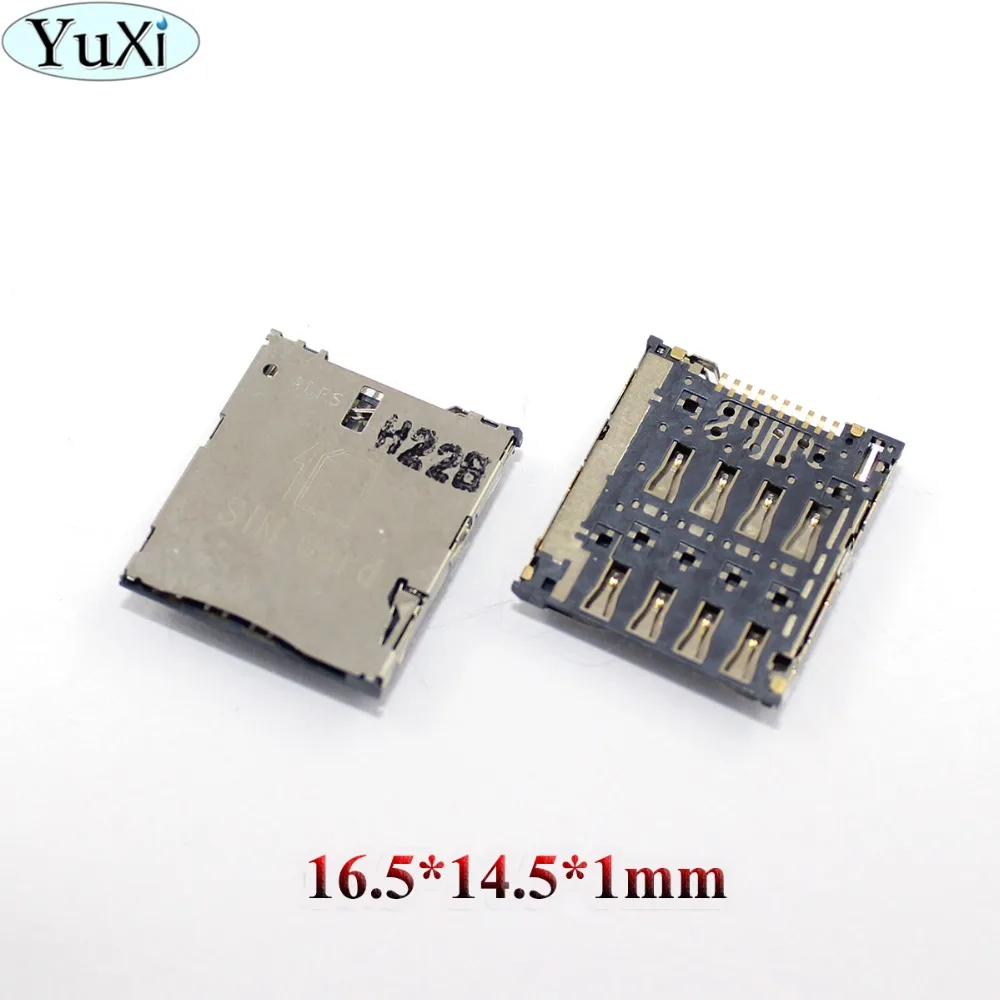 

YuXi Sim Card Tray Socket Connector Plug Repair For HTC Desire 500 For OPPO X907 for TCL S830U