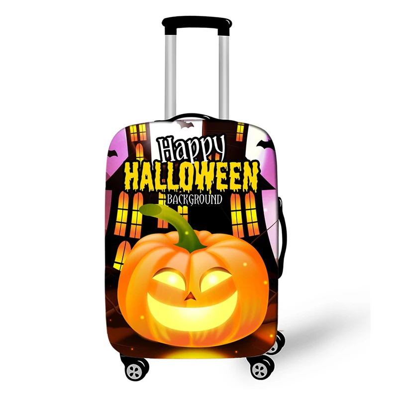 

Halloween Printed Elastic Fabric Luggage Protective Cover For 18-28 Inch Trolley Case Suitcase Dust Cover Travel Accessories