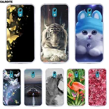 Funda para HTC Desire 526 526G 526G + 326 326G Dual Sim flores coloridas funda trasera de piel transparente bolsas de teléfono Fundas protectoras