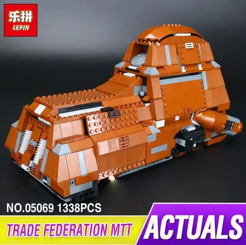 

Lepin 05069 1338Pcs The Federation Transportation Tank Set MTT Children Building Blocks Bricks Toys Model 7662