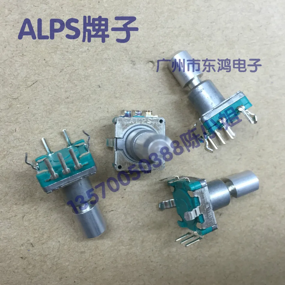 

2PCS/LOT ALPS Alps type EC11 encoder with switch 30, positioning number 15, pulse point axis length 17mm