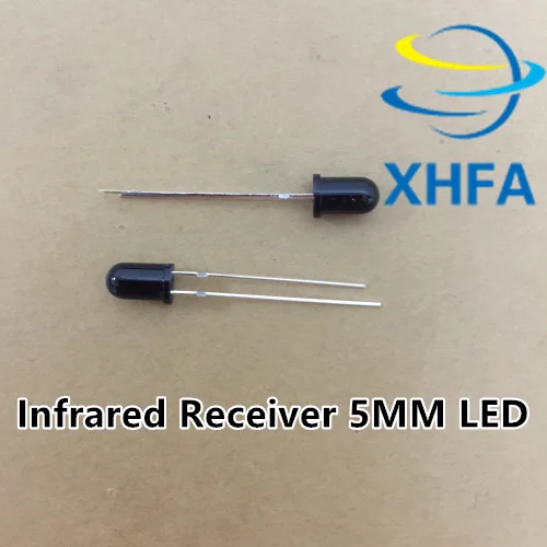 

100pcs LED 5mm 940nm IR Infrared Receiving Diode Round Tube Black Light Lamp Receiver 5MM led IR/PT/PD diodes