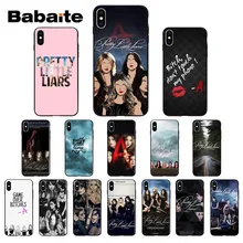 Babaite TV mostrar bastante poco mentirosos TPU accesorios de teléfono suave funda para Teléfono Celular para iPhone 7X8 5 5Sx 6 7 8 plus XS MAX XR