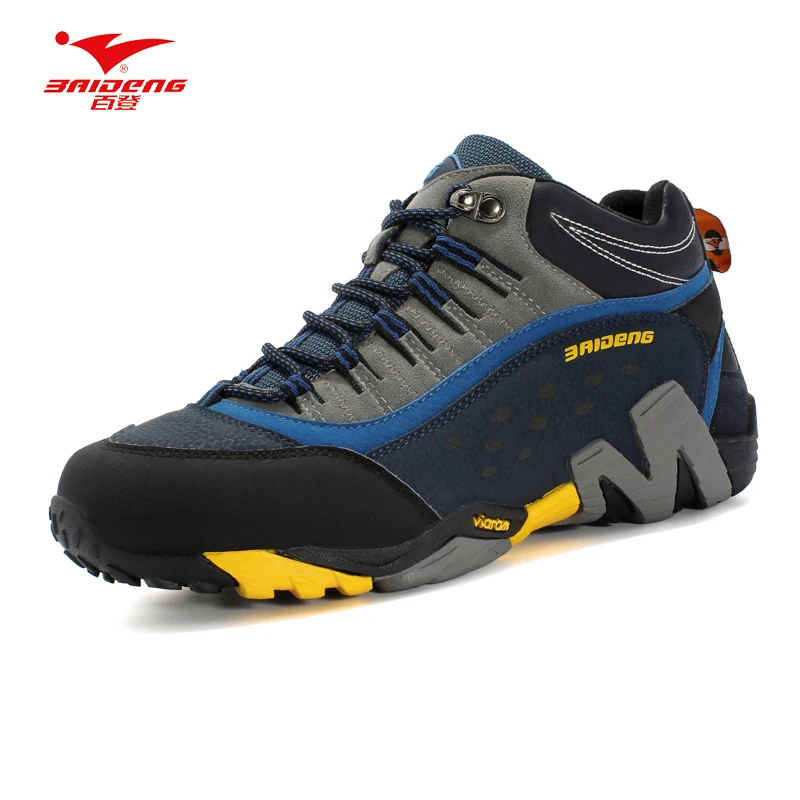Baideng New Men Hiking shoes Breathable Leather outdoor sneaker camping trekking climbing shoes all seasons hiking shoes Baideng New Men Hiking shoes Breathable Leather outdoor sneaker camping trekking climbing shoes all seasons hiking shoes