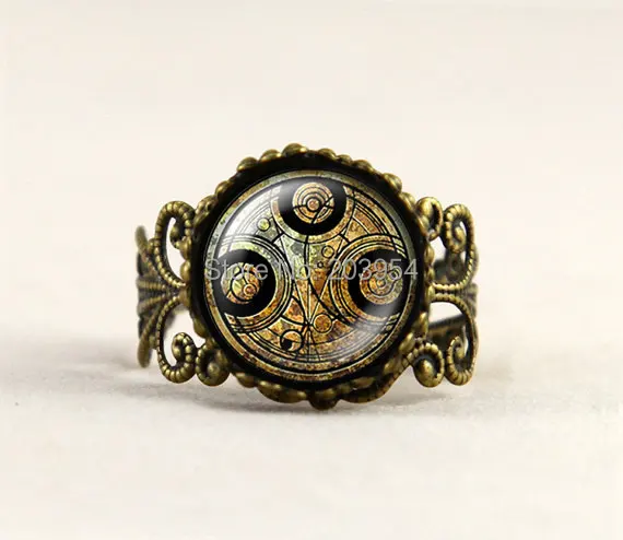 uk drama movie dr who ring 1pcs doctor who bronw line jewelry brass men women rings - Steampunk Wedding Rings uk drama movie dr who ring 1pcs doctor who bronw line jewelry brass men women rings - Steampunk Wedding Rings