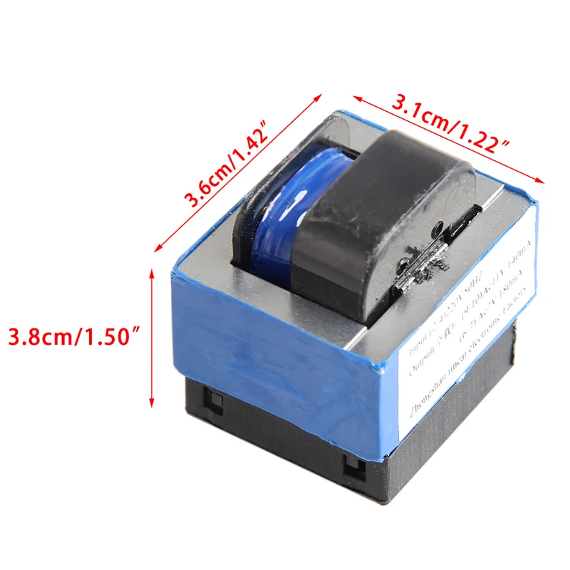 AC 220V to 11 V/7 V 140mA/180mA 7-контактный микроволновая печь Мощность трансформатор-Y103