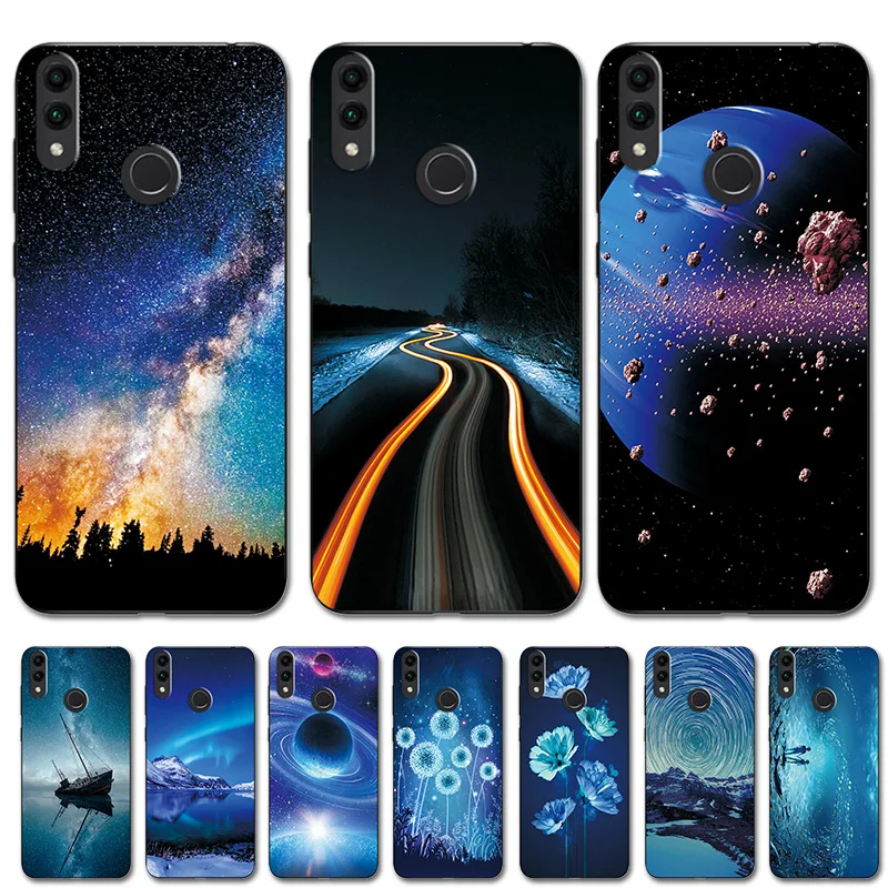 

Magic Planet Silicone Case Bumper For Huawei Honor 8C Brilliant Back Cover Fundas For Huawei Honor 8C Phone Bags Honor8C 6.26"