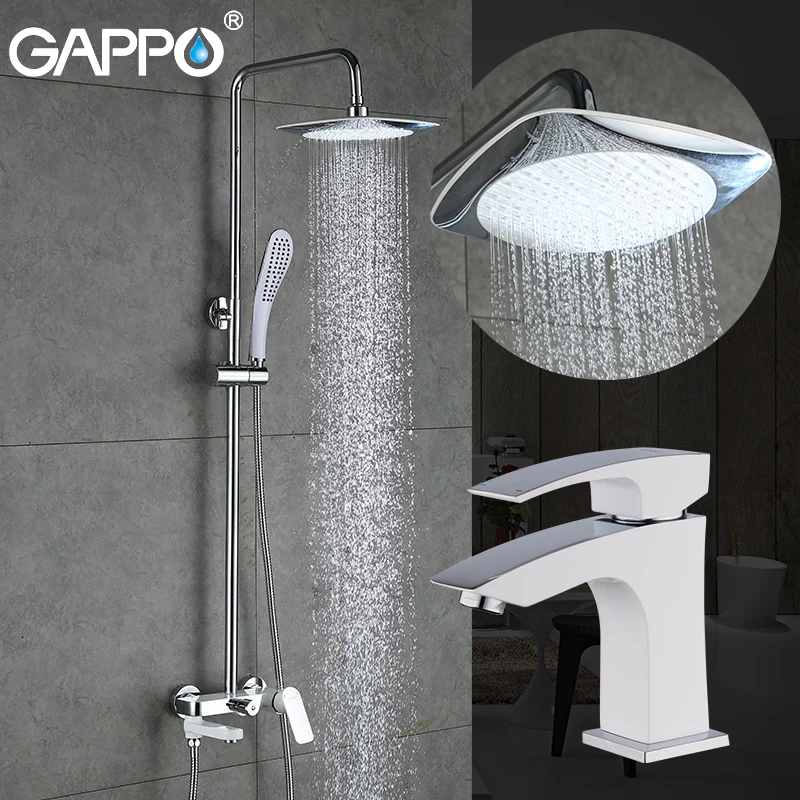 

GAPPO shower faucet basin sink faucet shower mixer tap bath faucet Rainfall Bath tub taps bath Faucet shower system