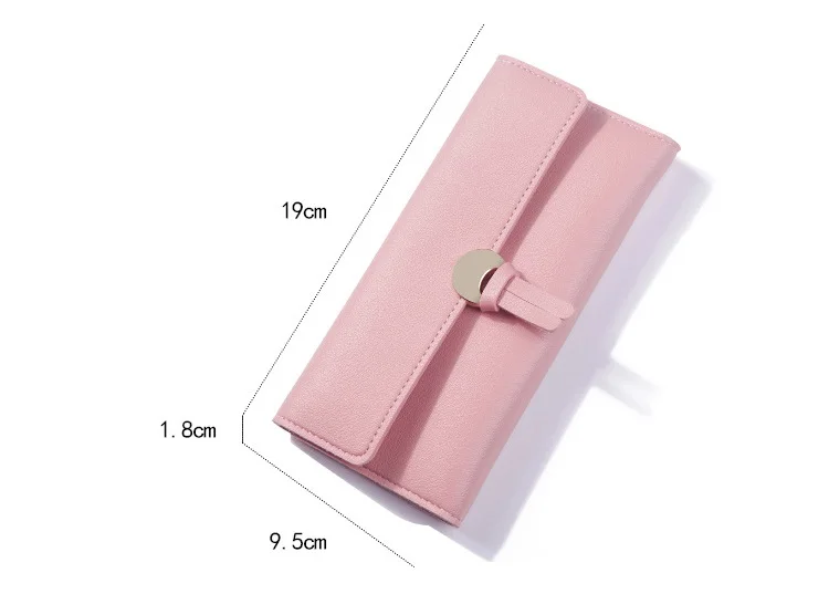 MJ Women’s Wallets Women Fashion Leather Wallet Leisure Clutch Ladies Bag Long Purses Card Holder Wallet Money Bag (1)