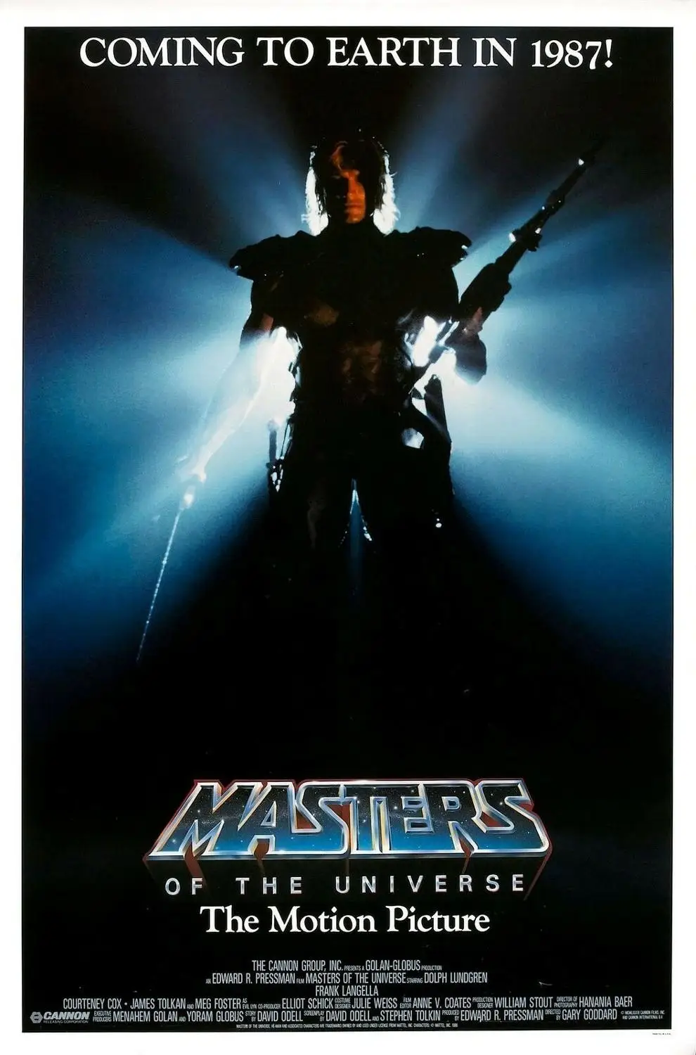 

N0820 MASTERS OF THE UNIVERSE Movie 1987 HeMan Dolph Lundgren Wall Sticker Silk Fabric Poster Art Indoor Decor Bright