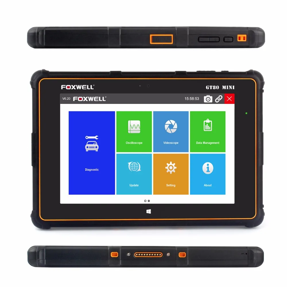 FOXWELL GT80 Мини OBD OBD2 диагностический Автомобильный сканер инжектор кодирования DPF Air