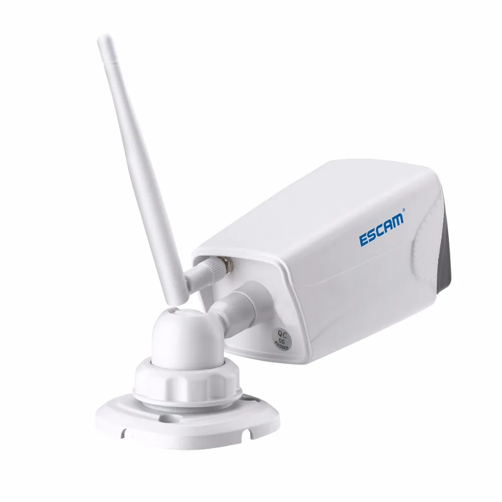 Escam QP02 Outdoor IP66 Waterproof HD-1080P Surveillance Wireless IP Camera VR 180 degree panoramic fisheye Bullet Wifi Camera Escam QP02 Outdoor IP66 Waterproof HD-1080P Surveillance Wireless IP Camera VR 180 degree panoramic fisheye Bullet Wifi Camera