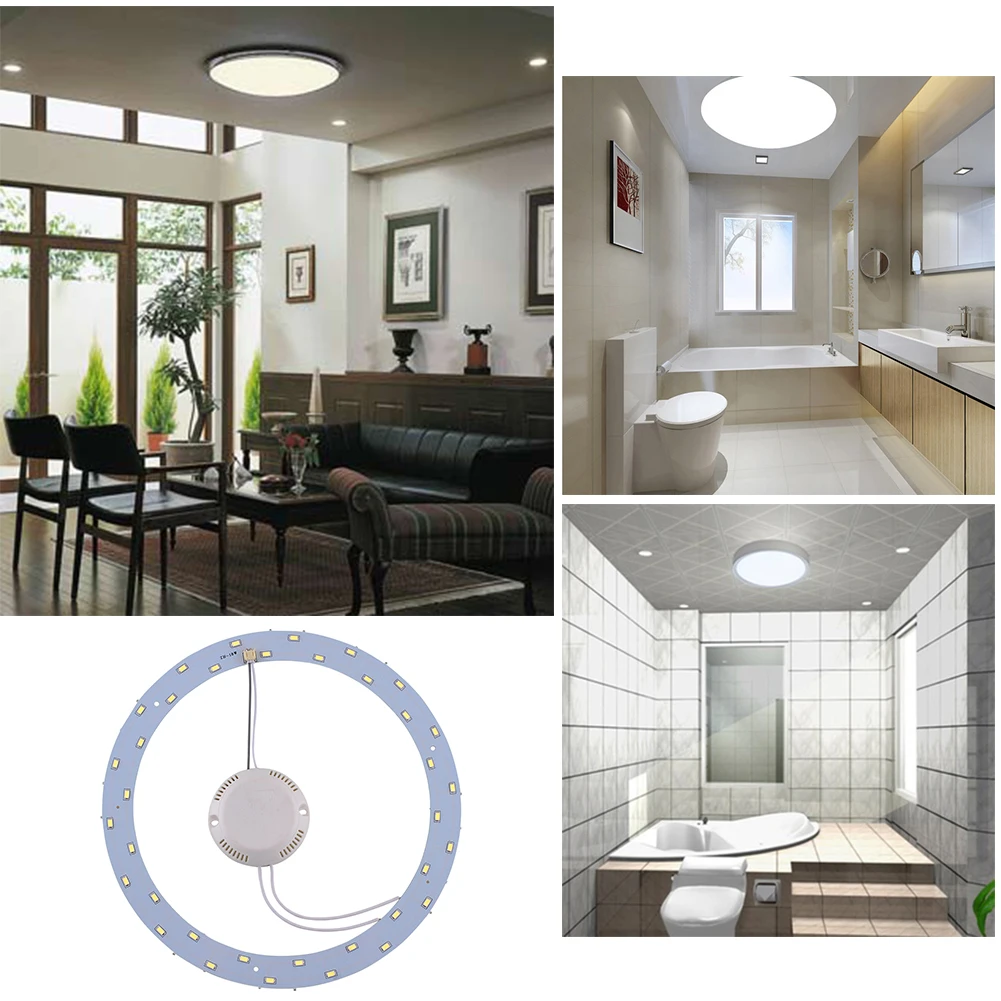 

18W LED Ring Panel Circle Light AC220V 36leds SMD 5730 LED Round Ceiling Board Pure White Circular Lamp Board
