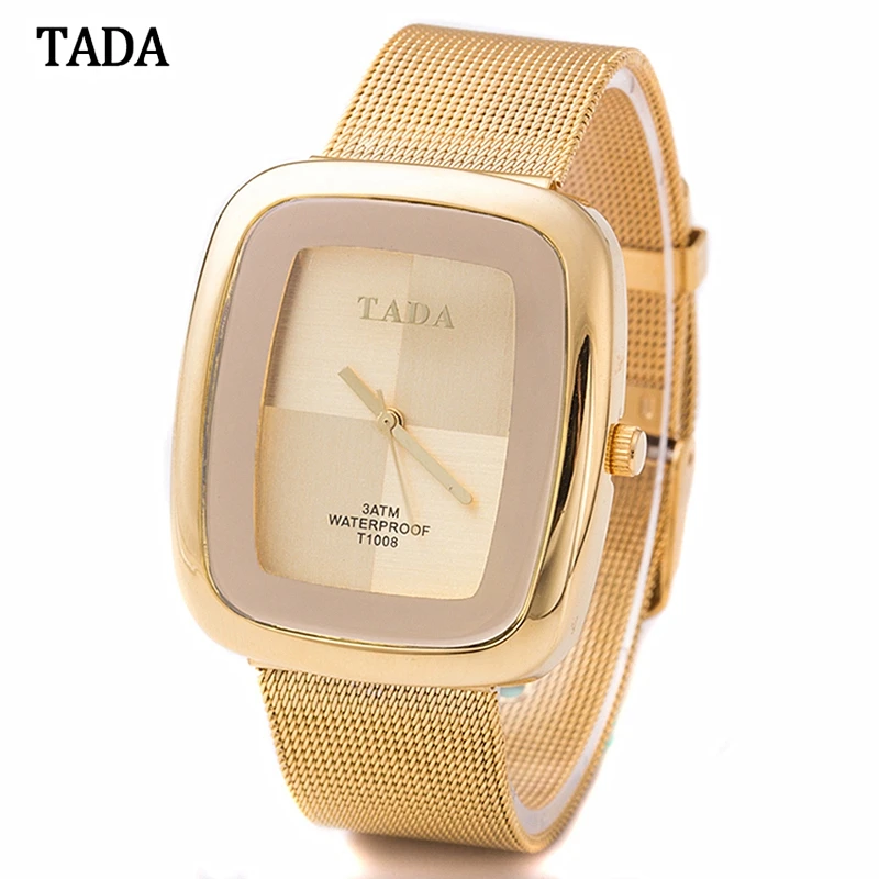 

3AMT Waterproof TADA Brand Luxury Watches Women Ladies Quartz Wristwatches Bracelet Relogio Feminino Relojes Mujer rectangle