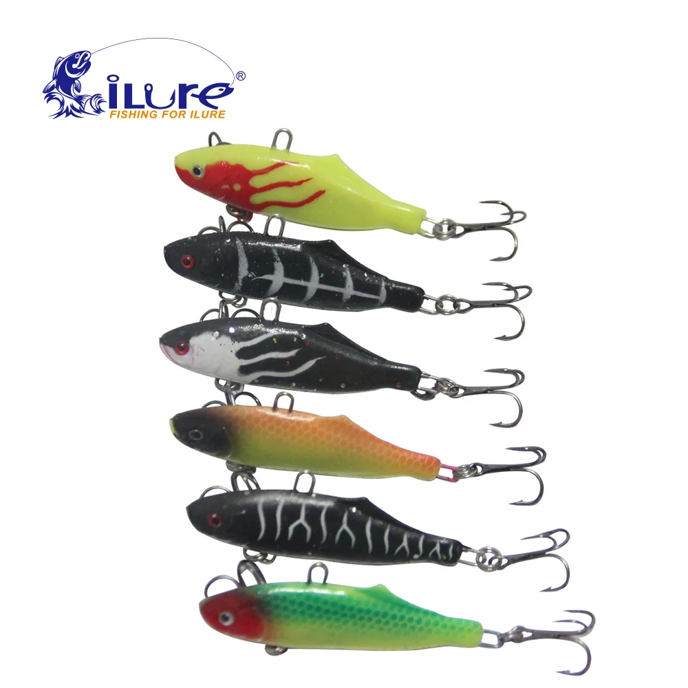 Buy 6 pcs/lot Sing King fishing lures soft VIB lures