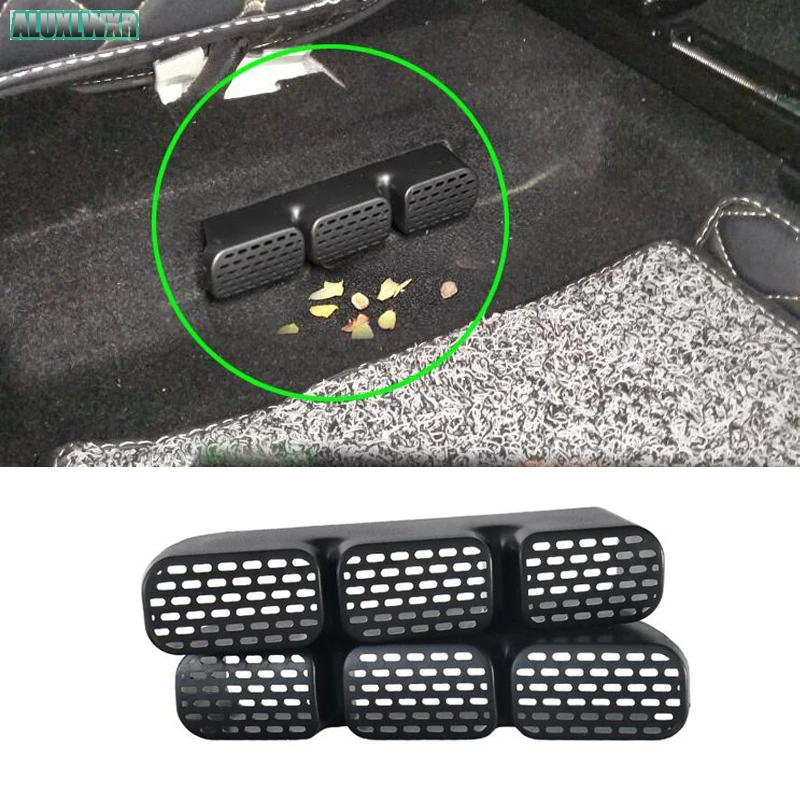 

2 шт. сиденье AC тепло пол воздуховод кондиционера вентиляционное отверстие решетка крышка 2016-2019 автомобильные аксессуары отделка Подходит для Changan CS16 Abs