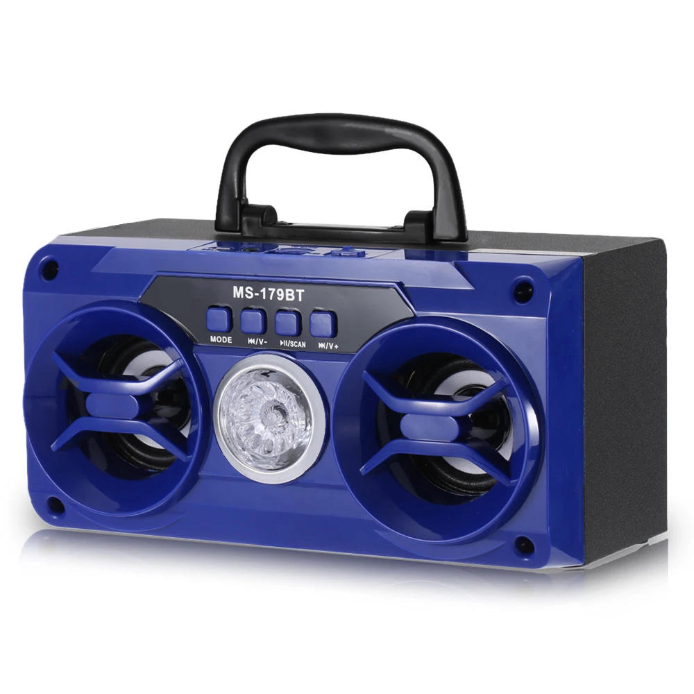 MS 179BT Bluetooth динамик двухканальный стерео HiFi музыка громкий fm радио TF карта