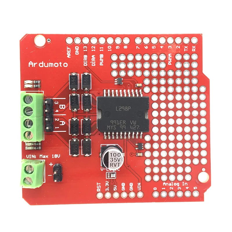 L298P PWM Speed Controller Dual High-Power H-bridge Driver ,Bluetooth ...
