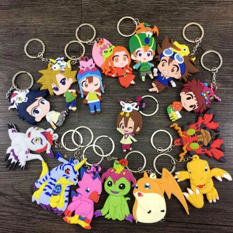 16 стилей Digimon Фигурки игрушки Agumon Gabumon Koromon Tanemon Gomamon Piyomon Patamon YAGAMI TAICHI куклы брелок