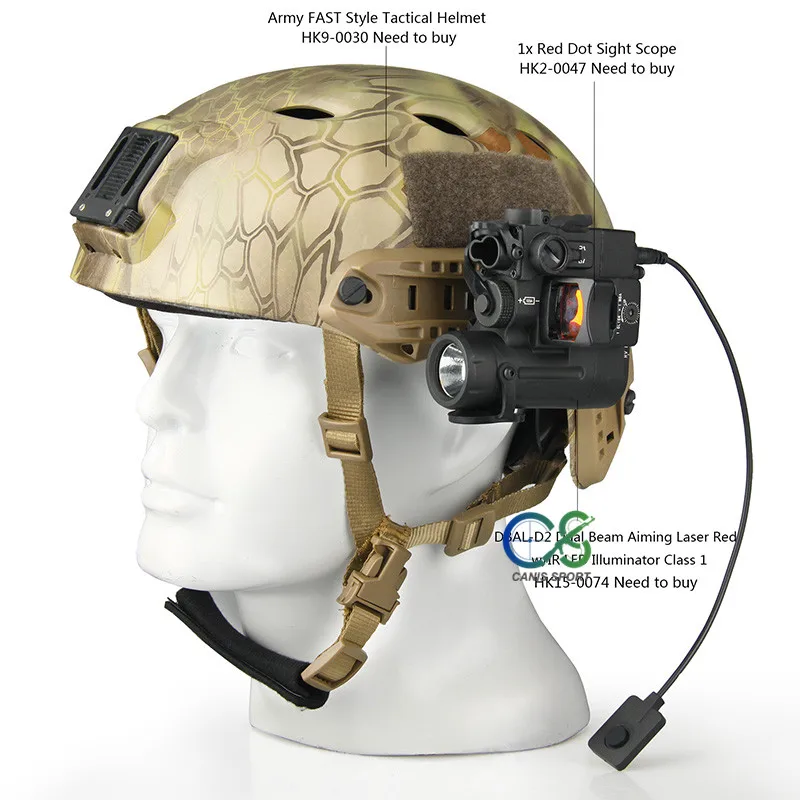 TRIJICON Новое поступление DBAL-D2 двухлучевой лазерный зеленый w/IR светодиодный осветитель класс 1 с зеленым лазером gs15-0074