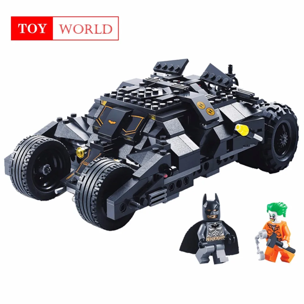 

Super Heros Batman Race Truck Car Model Technic Building Block SetS DIY Toys Compatible With LegoINGly Batman for children GH25