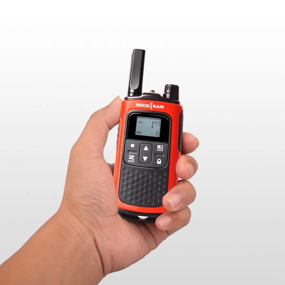 SocoTran PMR 446 Лицензия бесплатно Walkie Talkie Scan VOX и коды конфиденциальности с перезаряжаемой батареей Ham 2 Way Радио для взрослых и детей