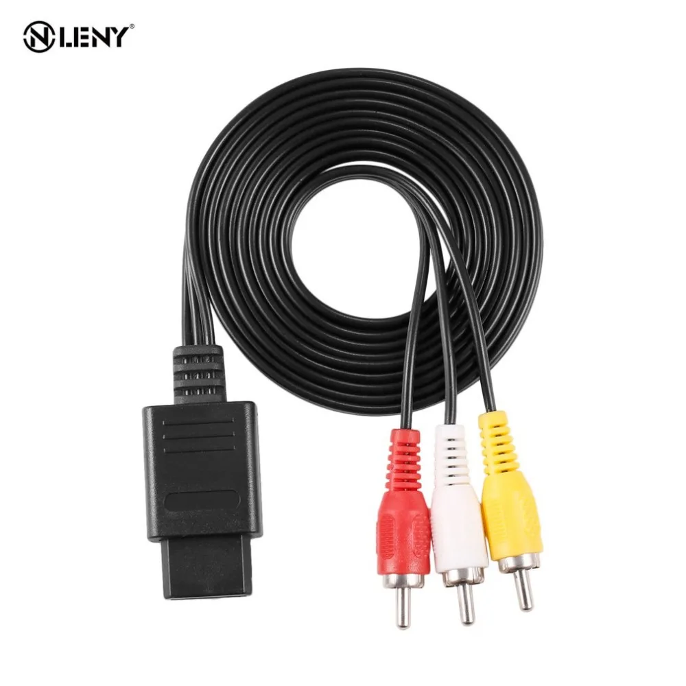 

160cm AV TV RCA Video Cord Cable For Game cube/for SNES GameCube/for Nintendo for N64 64 Wholesale StoreHot New Arrival