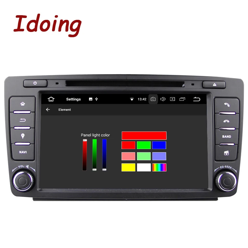 Idoing 8 &quot2Din автомобиля Android9.0 Аудио мультимедийный dvd плеер для Skoda OCTAVIA III Octavia2