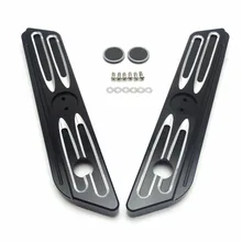 Burst Drive Cut Saddlebag Latch Covers for Street Glide Road King Electra Glide 2014 2015 2016