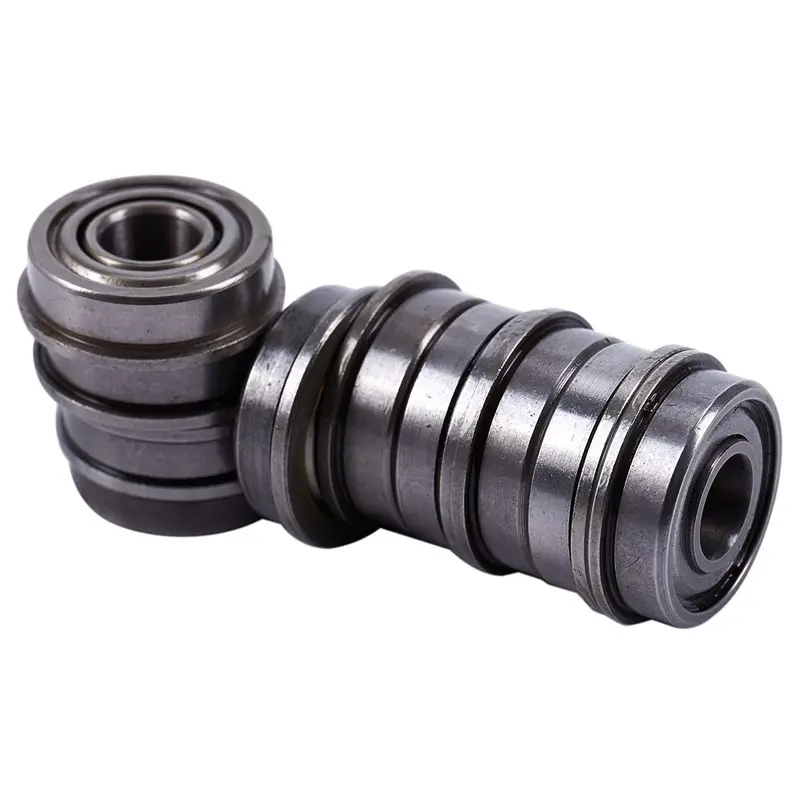 

FR4-ZZ 1/4inch * 5/8inch * 0.196inch Flanged Radial Ball Bearing 10pack