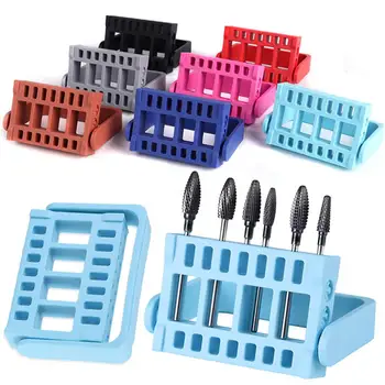 Günstig HobbyLane 16 Löcher Nail Art Display Salon Acryl Nagel Bohrer Halter Veranstalter