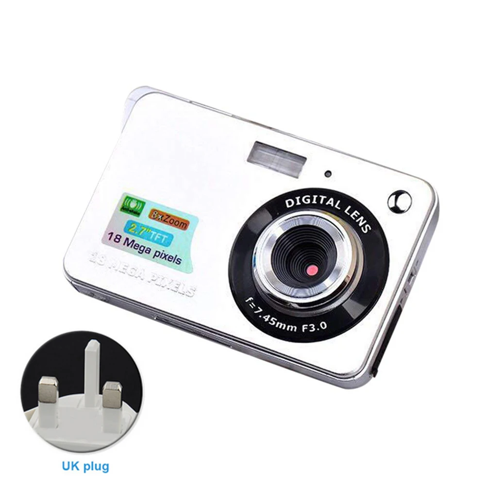

Video Durable Portable Ultra Thin High Definition 2.7-inch Shooting Digital Camera Recording Kid 18 Million Pixels Mini Home