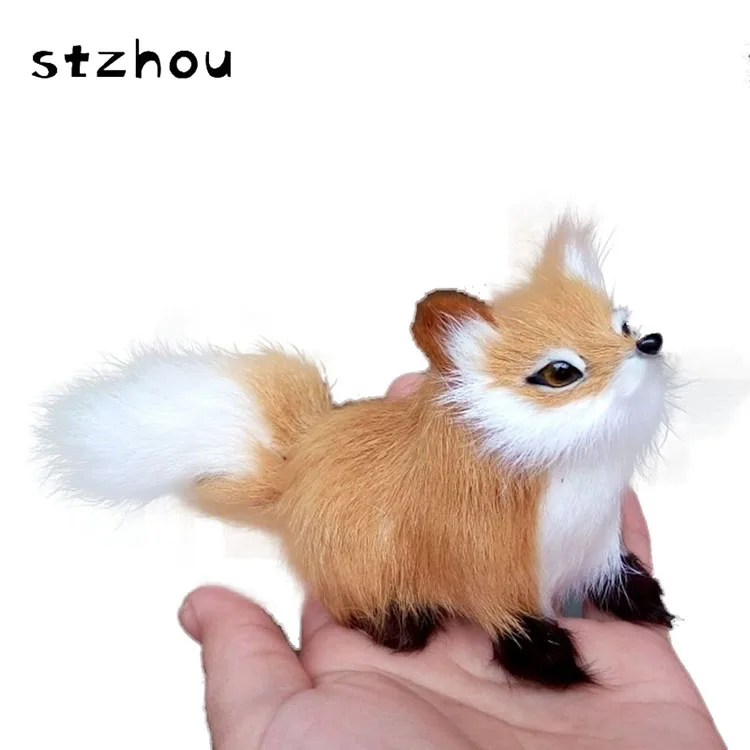 12-5-7cm-simulation-brown-fox-toy-polyethylene-furs-squatting-fox-model-home-decoration-birthday-gift