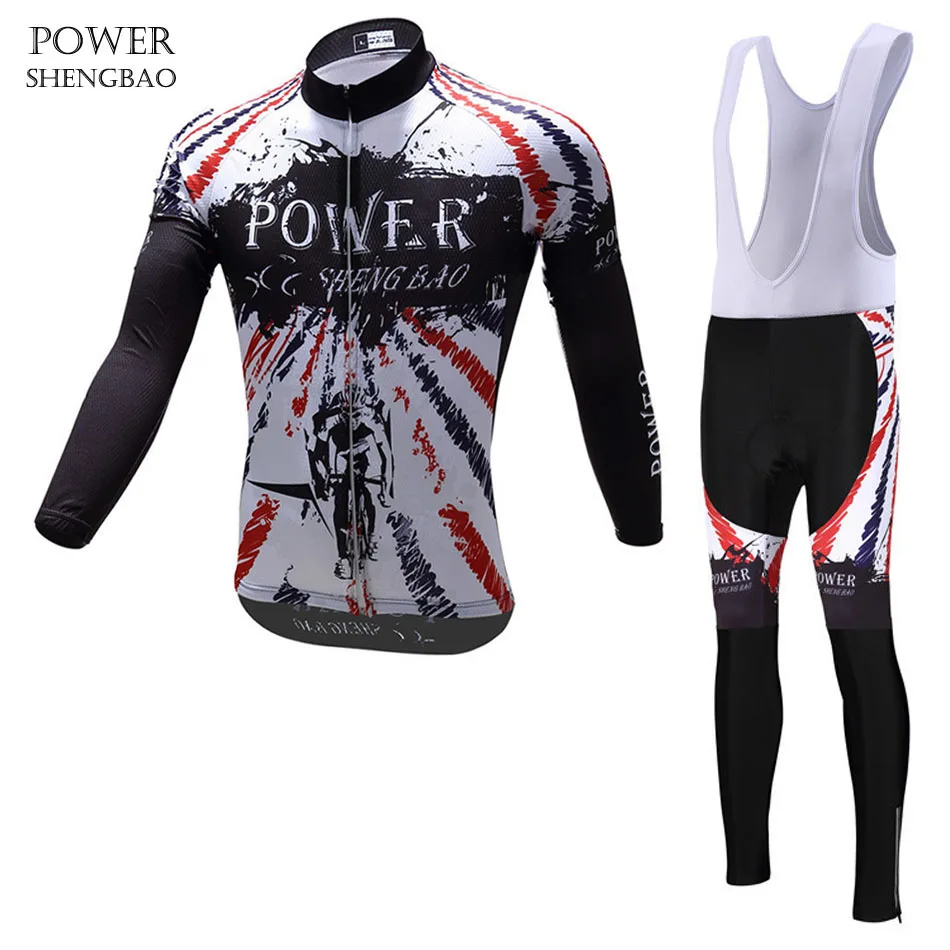 

POWER SHENGBAO New Arrival MTB Bike SportsWear Roupa Ciclismo/Breathable Cycling Clothing/Quick-Dry Cycling Sets