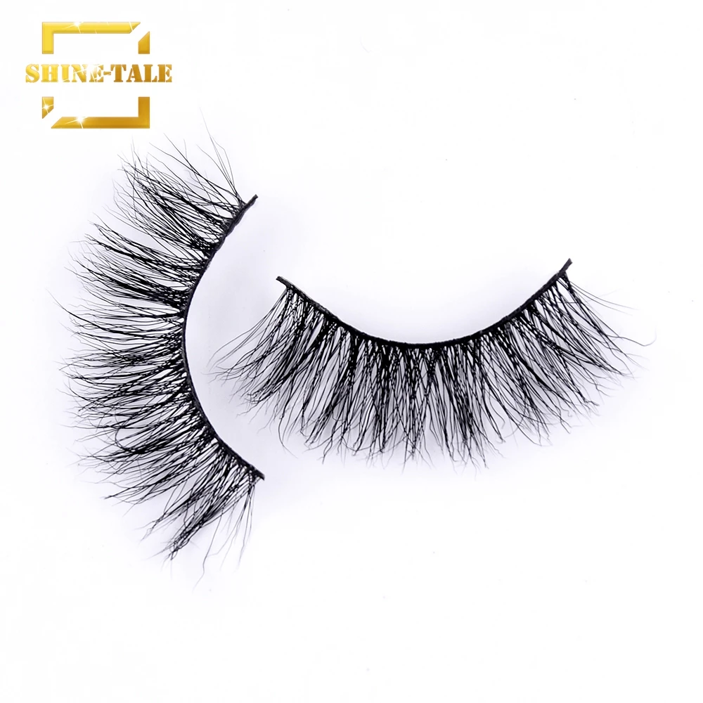 

Shine-Tale High Quality Handmade False Eyelashes Black Long Natural Fashion Soft Reusable Eye Lash Extension A05