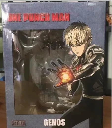 

Vogue Statue Comic Anime One Punch Man Devil Transformation Genos Battle State XTRA Figure Model Toys 6inch