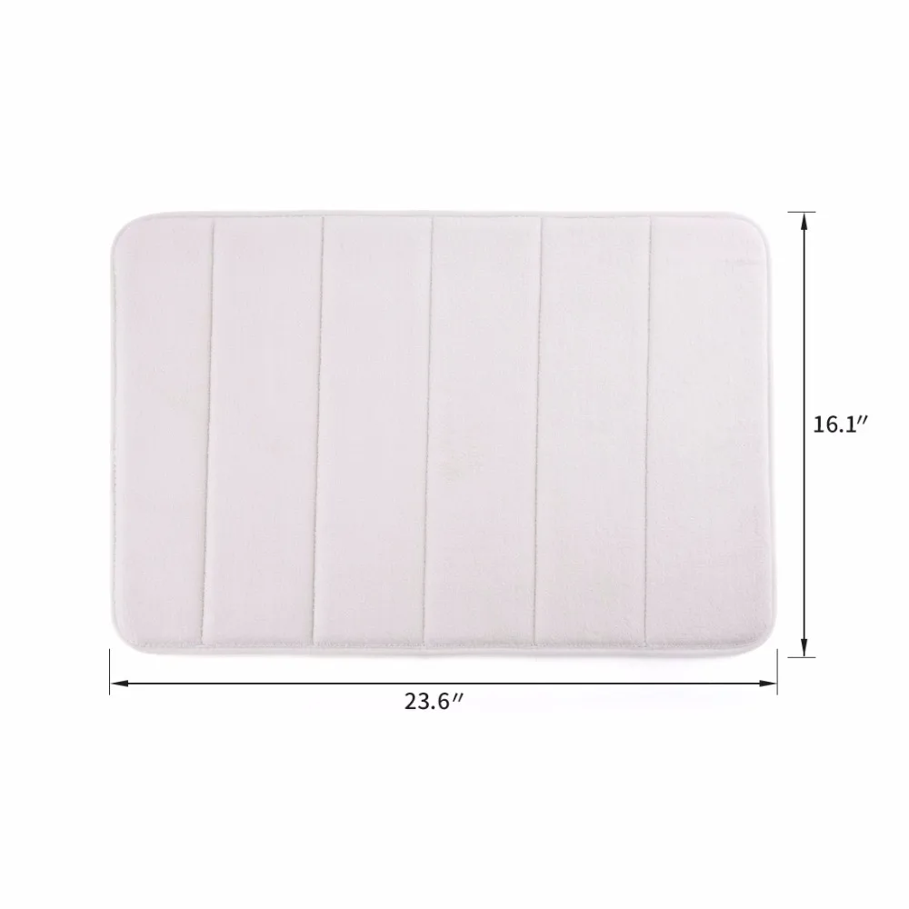 Коврик напольный из пены с эффектом памяти 40 х60 см|memory foam mat|bathroom floor matmemory bathroom |