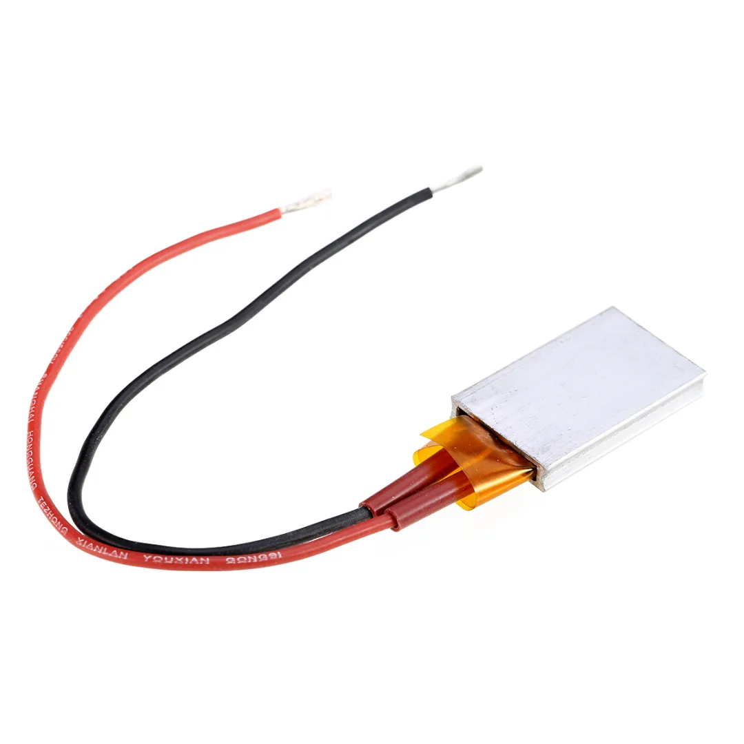 1PCS PTC Thermostat Aluminum Heating Plate Heater Element 12V AC DC 50W