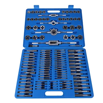 

110Pcs/Lot M2 M18 Screw Nut Thread Tap & Die Tool Set with Wrench Handle Heavy Duty Hand Tool Kit Accessory
