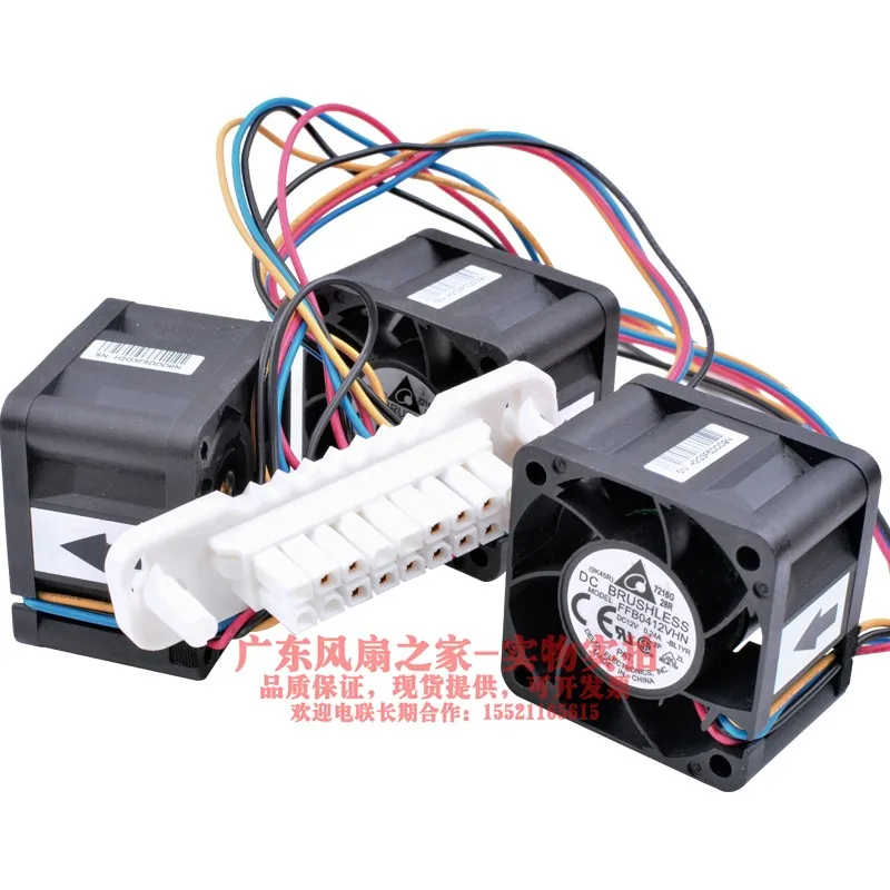 Delta Electronics FFB0412VHN DC 12V 0.24A 40x40x28 мм кулер для сервера|Кулеры/вентиляторы/системы