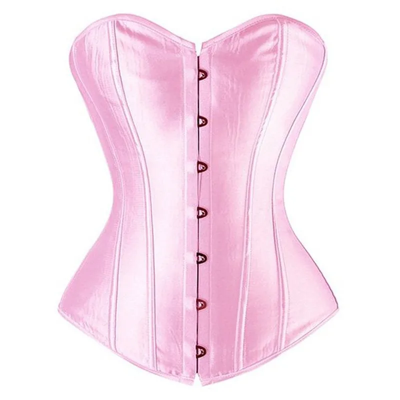 Caudatus женские корсеты, бюстье, верх под грудь, топы, атласный сексуальный корсет-костюм, Корсетная парча, винтажный стиль, для невесты, большие размеры, Korsett - Цвет: 808 pink