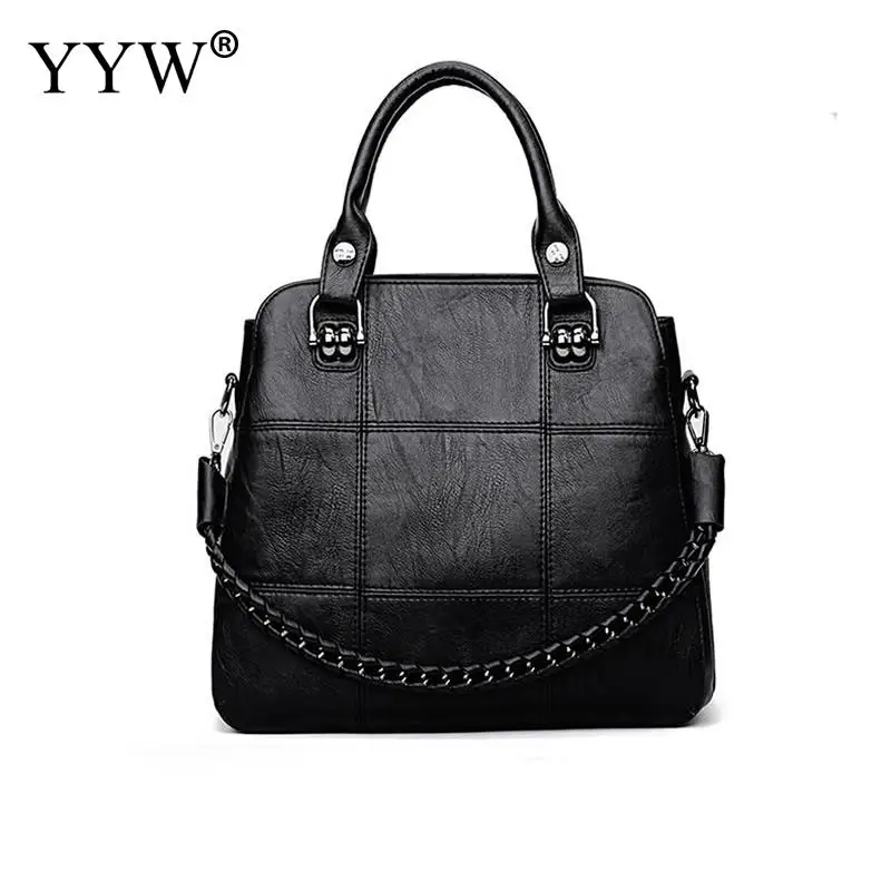 

YYW Vintage Pu Leather Women Handbags Designer Vintage Messenger Bag Large Capacity Shoulder Bag Waterproof Bags Handbags Women