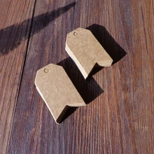 50 шт Пустой коротким Закладка ручной работы крафт-бумага, ярлыки для подарков с край зигзаг ценник DIY Бумага бирки 3 х 5 см