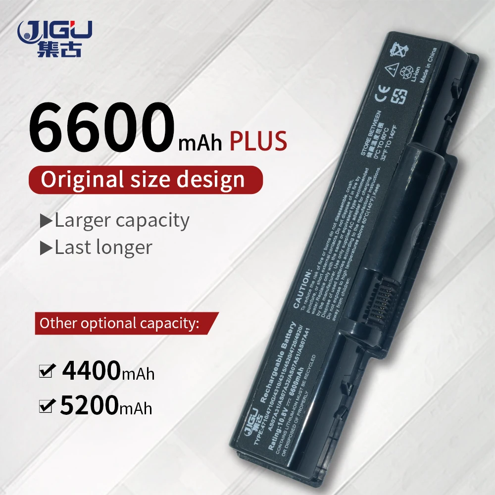 Дешево JIGU Новый Заменить ноутбук Батарея для acer Aspire 5735Z 5737Z 5738 5738DG 5738G 5738Z 5738ZG 5740DG 5740G 7715Z 5740 ноутбук