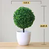 Macetas decorativas con plantas artificiales, elemento decorativo con forma de árbol pequeño, bonsái, flores falsas, ideal para hogares, jardines, hoteles, nuevas ► Foto 2/6